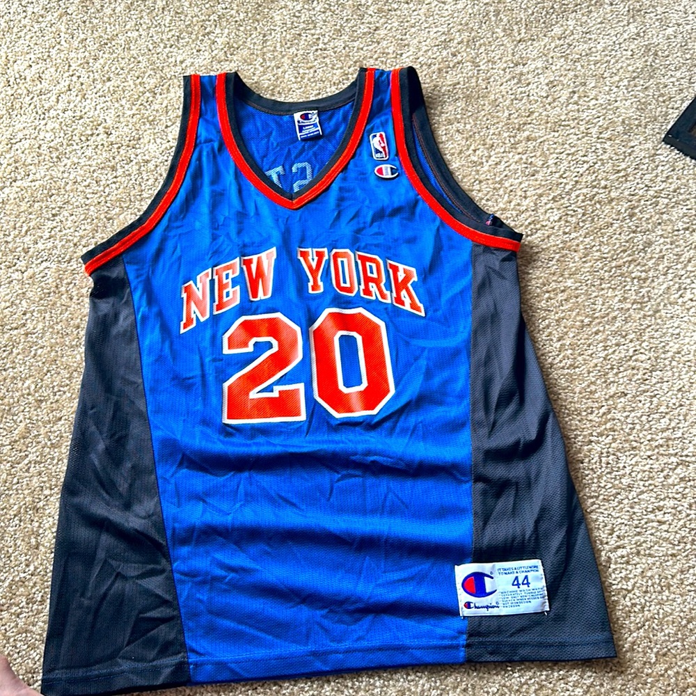 Allan Houston Champion Jersey 44